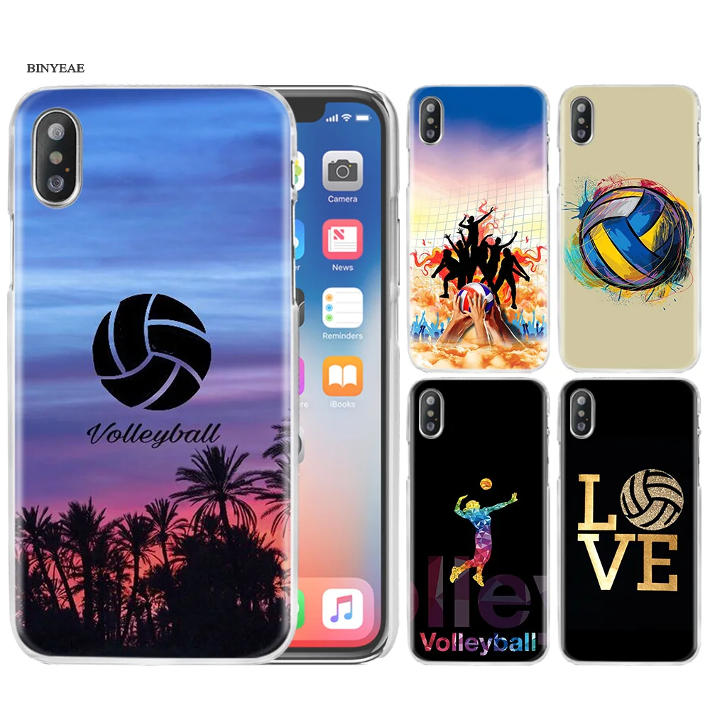 Volleyball Sports Case Cover Clear Hard PC for iPhone XS Max XR 7 8 6 6s Plus X 5 5s SE 5C 4 4S Volleyball Sports Case Cover Clear Hard PC for iPhone XS Max XR 7 8 6 6s Plus X 5 5s SE 5C 4 4S