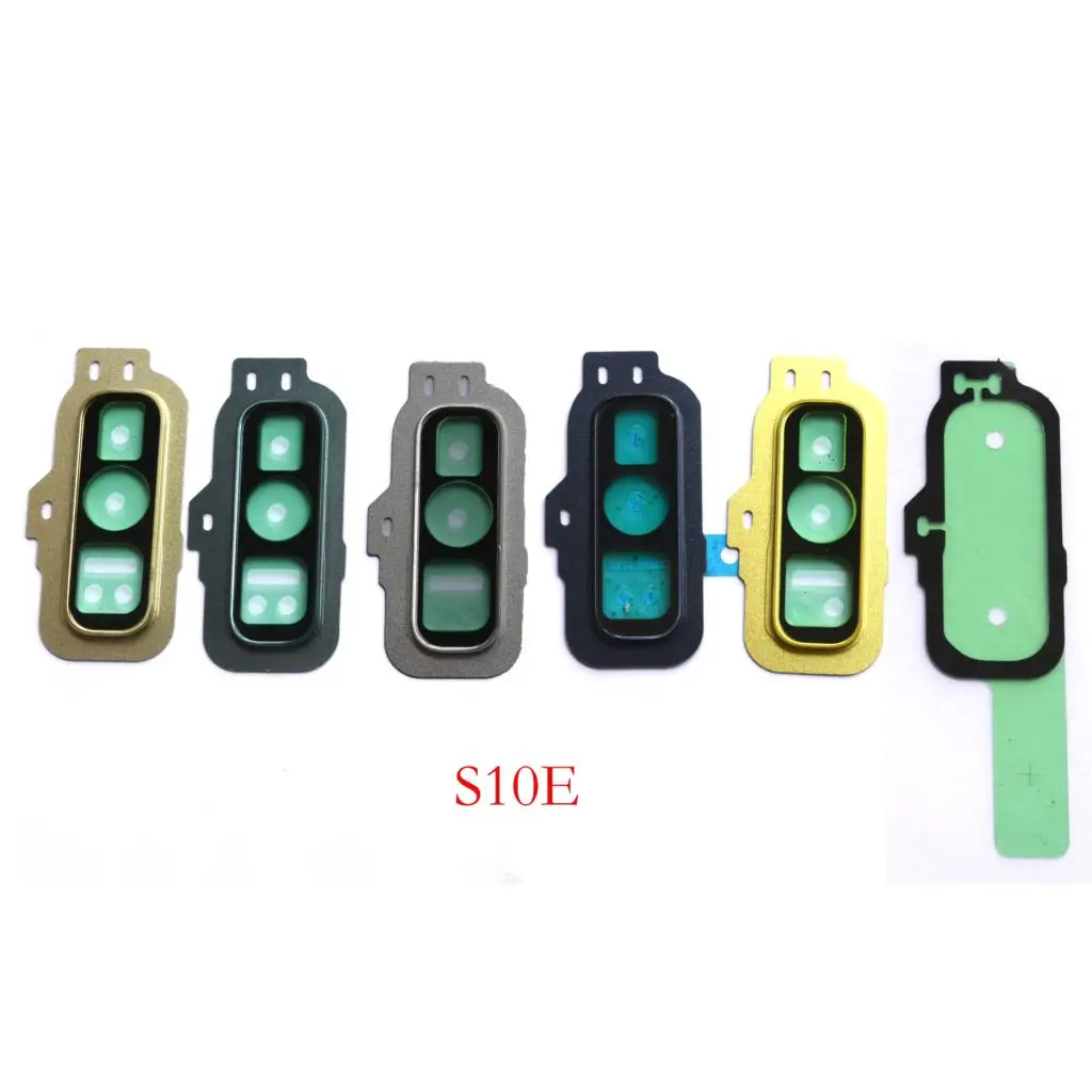 

Back Rear Camera Lens Glass Cover Ring with Adhesive Glue for Samsung Galaxy S10 S10E S10+ S10 plus G970 G973 G975