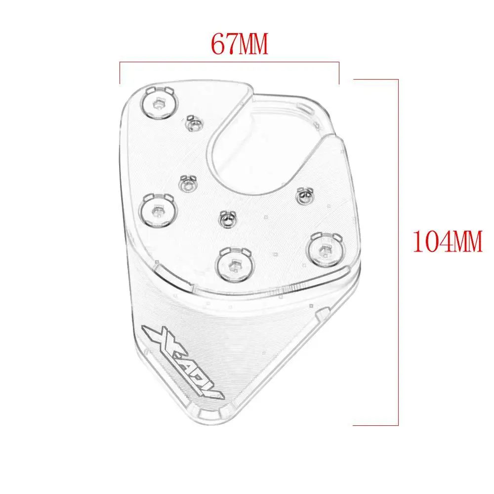 Боковая подставка для мотоцикла, аксессуары, подножка, боковая стойка, увеличитель, поддержка, расширенная площадка для увеличения, боковая стойка для HONDA X-ADV