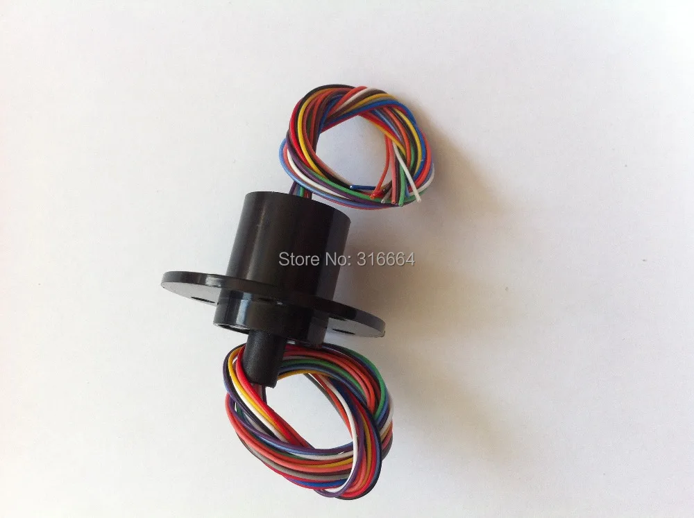 Миниатюрное скользящее кольцо 22dia. 12 цепей * 2A капсульное 220V AC 250Rpm CCTV|ring ring|ring sliprings