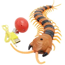 Novelty Fun Toys Radio Infrared Remote Control Machine Bionic Centipede Prank Funny Gadgets Children Christmas And Birthday Gift