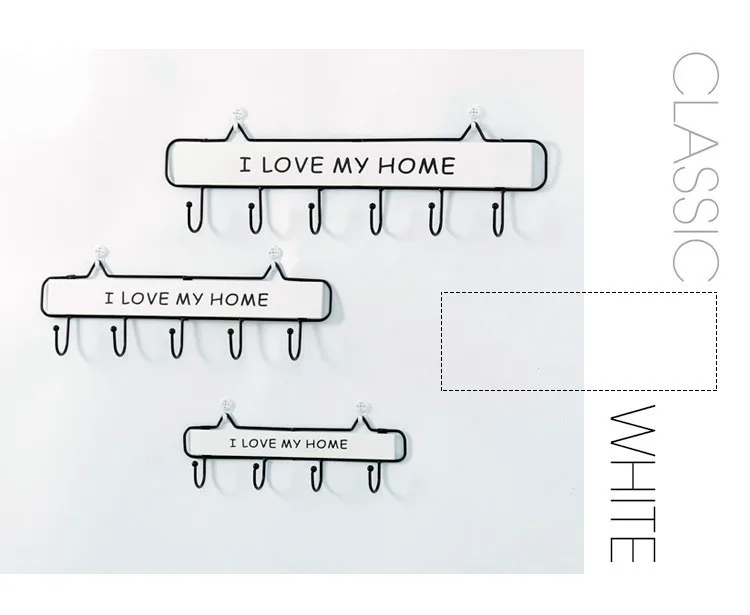 Высокое качество креативный деревянный металлический крючок настенный ключ одежда шляпа стеллаж для хранения с крючком крыльцо гостиная украшение кухонной стены