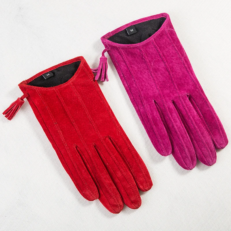

Women Sheep Suede Leather Gloves