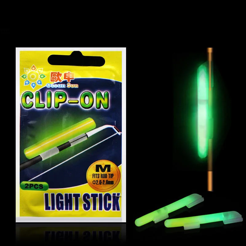 2 Pcs الصيد Lightstick ضوء قضيب تعويم ليلي الظلام توهج عصا مضيئة سمك لوري Bobbers الكرة مع ضوء صخرة مجموعة اكسسوارات