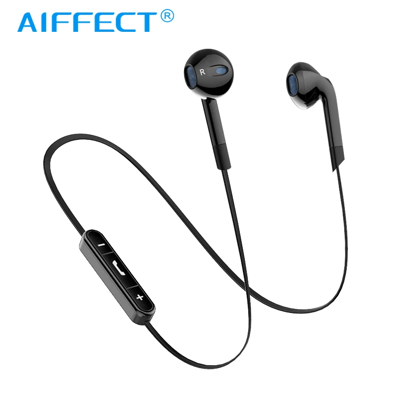 

AIFFECT A6 Bluetooth Earphones Sport auriculares Bluetooth Headset Wireless Headphone for Phone Half In-Ear Bluetooth Earpiece