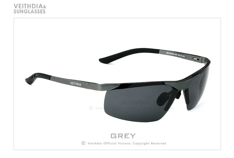 Сплав магния и алюминия, мужские солнцезащитные очки с поляризованными линзами для вождения, солнцезащитные очки для спорта, рыбной ловли, 8 цветов 6501