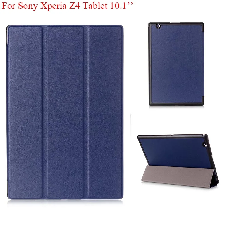 

Custer Case cover For Sony Xperia Tablet Z4 Protective Smart cover Leather for Sony xperia z4 tablet 10.1" PU Protector Sleeve