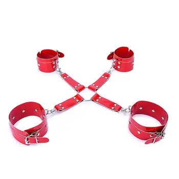 

RABBITOW Sexy Bandage Adult Game Toys BDSM Bandage Slave Bedroom Bandage Handcuffs Ankles Cuff SM Sexy Erotic Toy for Couples