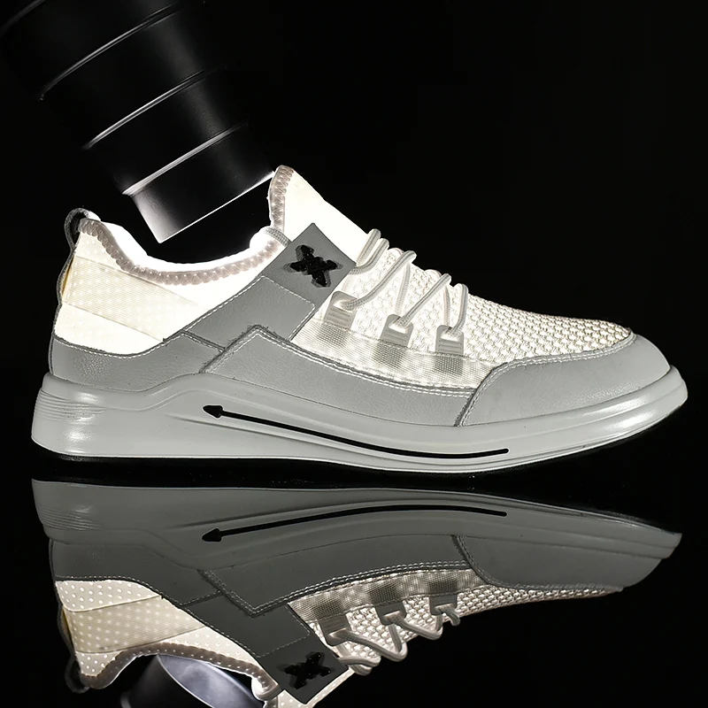 

2019 Spring Summer Casual Men Shoes Breathable Young Boy Casual Footwear Comfortable Casual Shoe Adult Designer Leather Sneakers