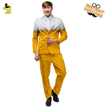 Masculino oktoberfest traje carnaval fantasia vestir-se adulto terno roupas role play amarelo cerveja festa trajes para cosplay conjuntos