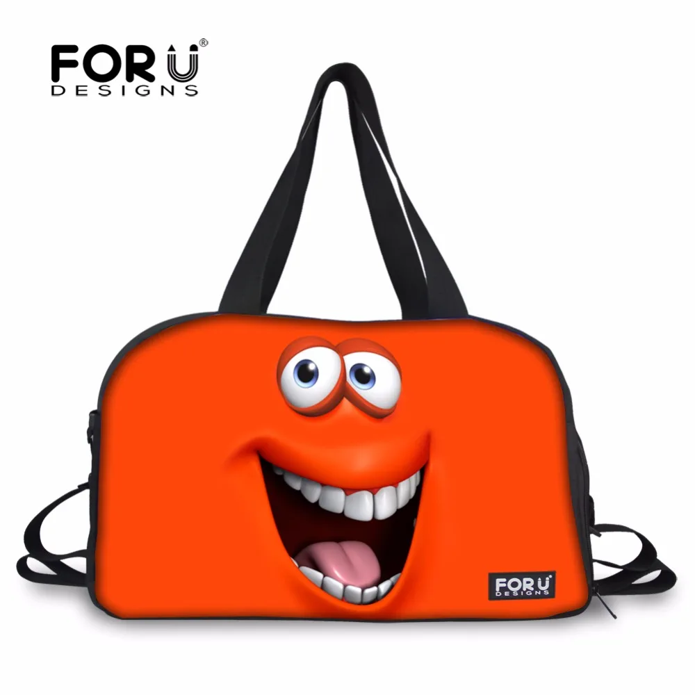 

FORUDESIGNS Orange Sports Training Fitness Bag Women Men Sport Outdoors Bag Gym Luggage Sack Female Shoulder Yoga Pack Shoes Bag