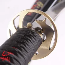 S0435 TOUKEN RANBU UCHIGATANA NAKIGITSUNE лиса огонь NIHONTOU меч W/черный ножны 41"