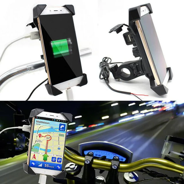 Cheap Universal Motorcycle Phone Holder Mobile Stand For Moto Support USB Charger Holder for iphone X 8 7 Plus S8 S9 S7 Bike Support Cheap Universal Motorcycle Phone Holder Mobile Stand For Moto Support USB Charger Holder for iphone X 8 7 Plus S8 S9 S7 Bike Support