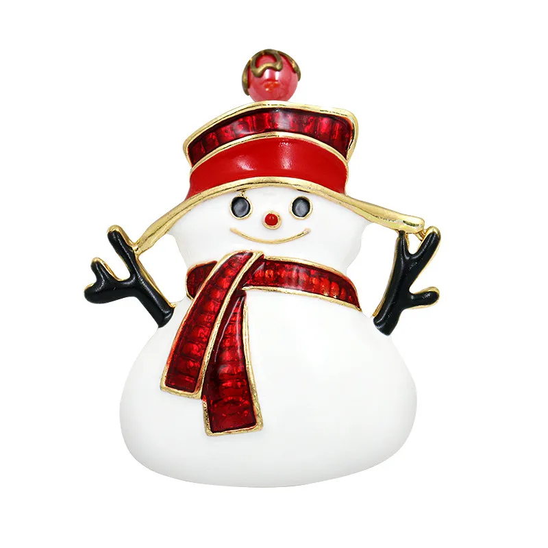 Бренд MIEG, разные стили, снеговик/Санта Клаус/сапог/гирлянда/Рождественская елка, эмалированная брошь, булавки для рождественских украшений