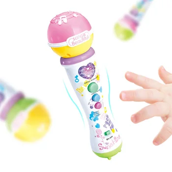 

Funny Wireless Microphone Model Toys Gift Music Karaoke 2018 Cute Mini Fun Kid Child Toy Gift Drop Shipping