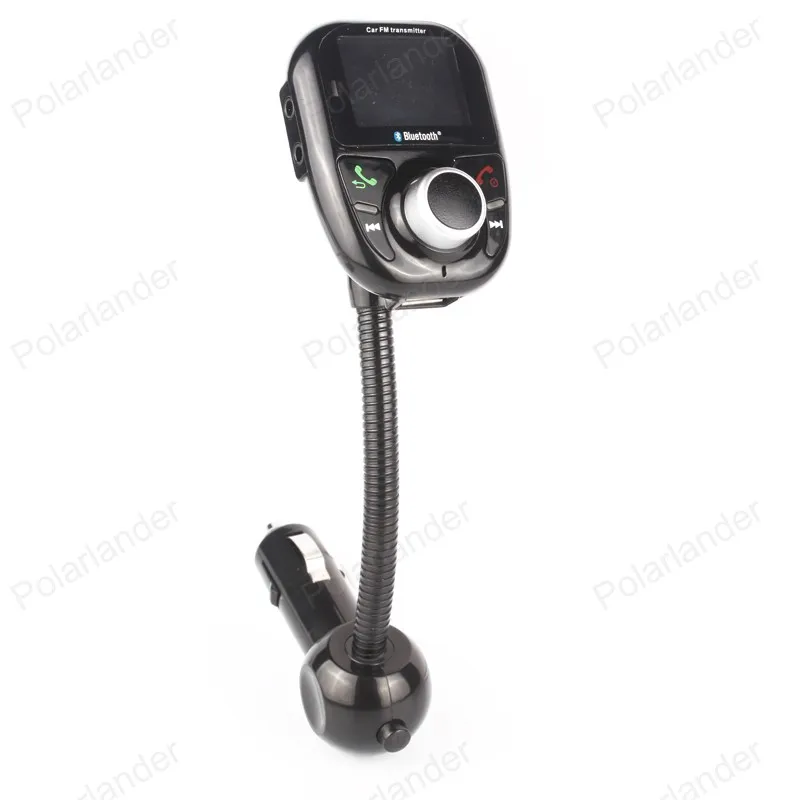 Беспроводное зарядное устройство USB ЖК-экран Автомобильный комплект MP3-плеер Bluetooth громкой связи fm-передатчик модулятор для tf-карты u-диск музыкальный плеер