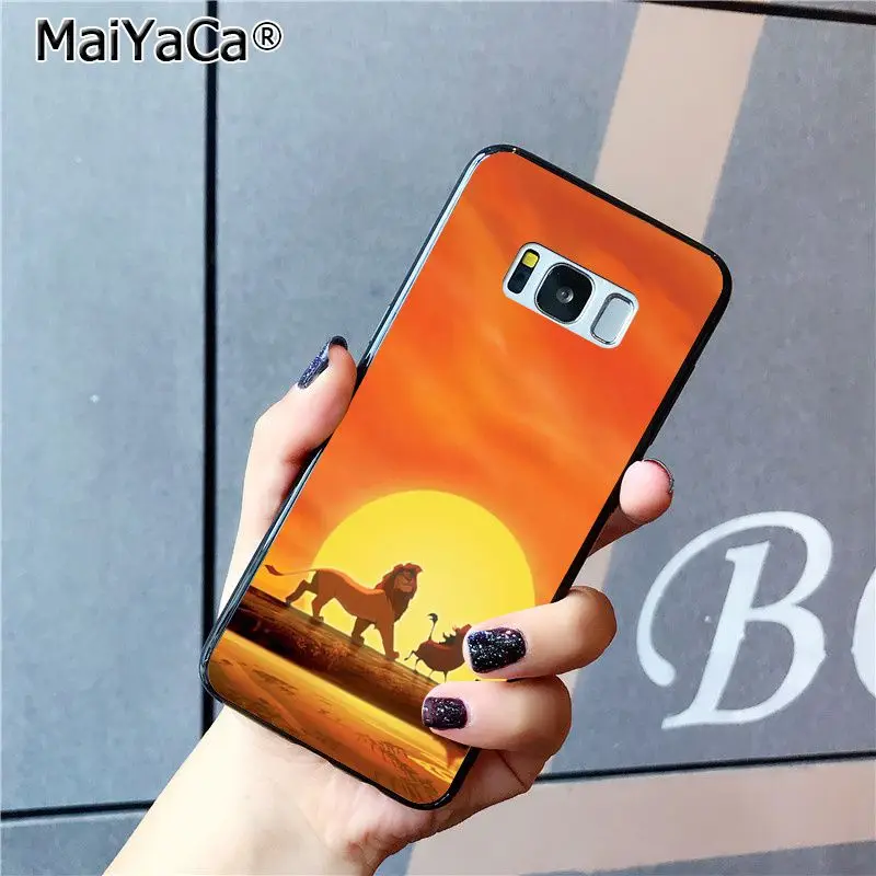 MaiYaCa Король Лев Coque чехол для телефона для samsung Galaxy S7 S6 edge plus S5 S9 S8 плюс S10 S10Plus S10E чехол M10