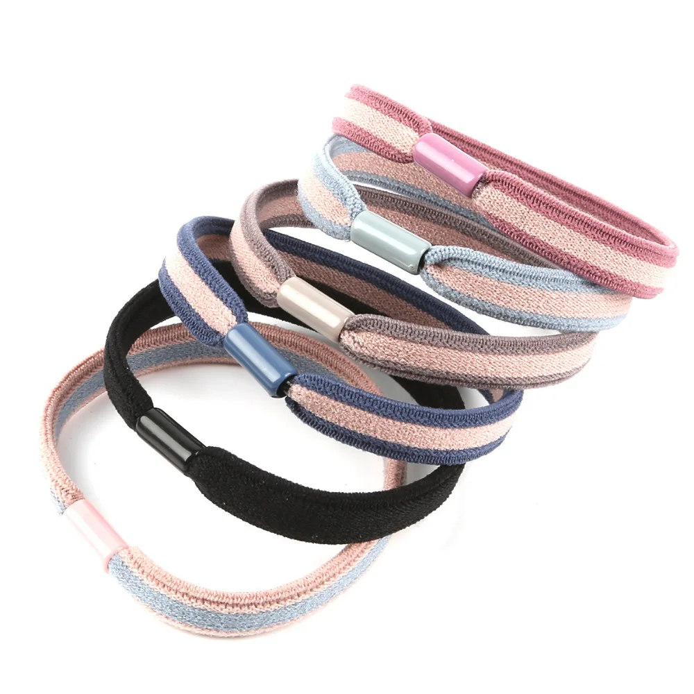 10pcs Hair Rope Women Bean color Elastic Ring Elastic Hair Bands Rubber Gum For Hair Accessories Hairband Girl Ties Scrunchy