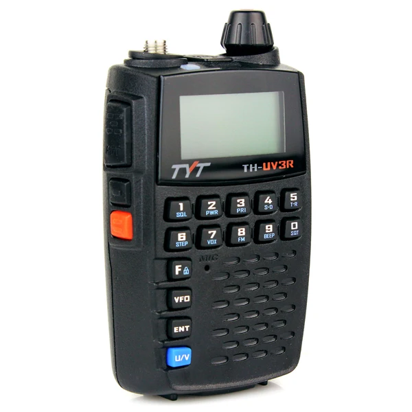 Preto-Walkie-Talkie-UHF-VHF-128CH-UV-3R-Dual-Band-espera-TYT-rádio-de-duas-vias