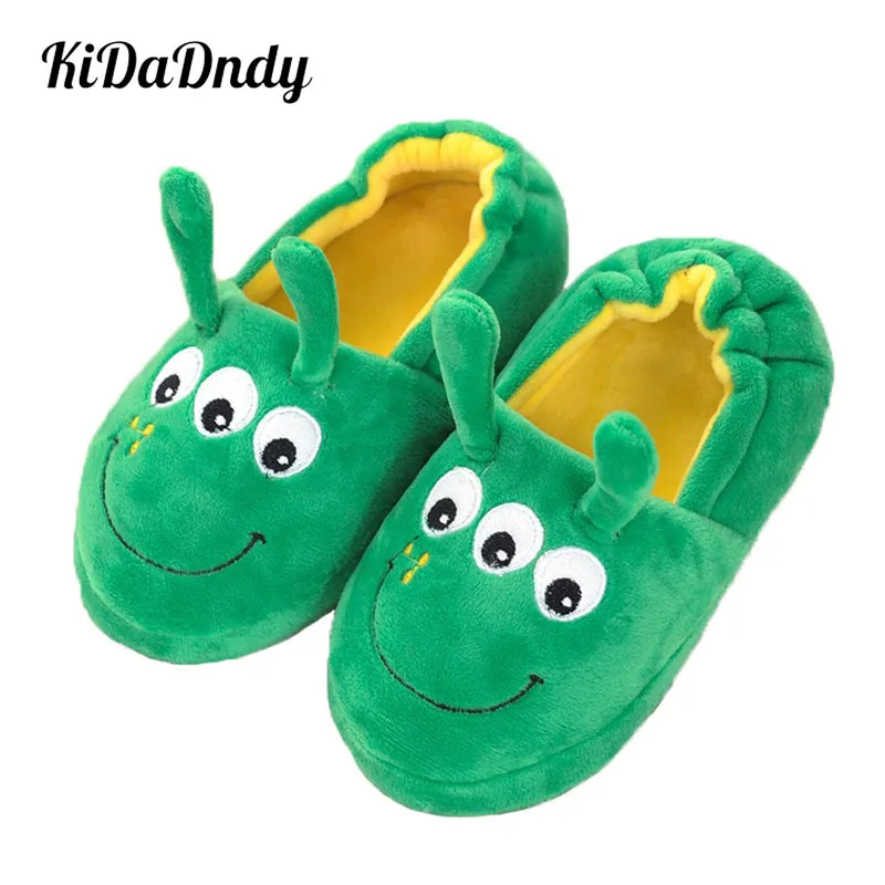 

kidadndy Children Cartoon Bag Heel Cotton Slippers Indoor Slippery Floor Slippers Warm WMC102