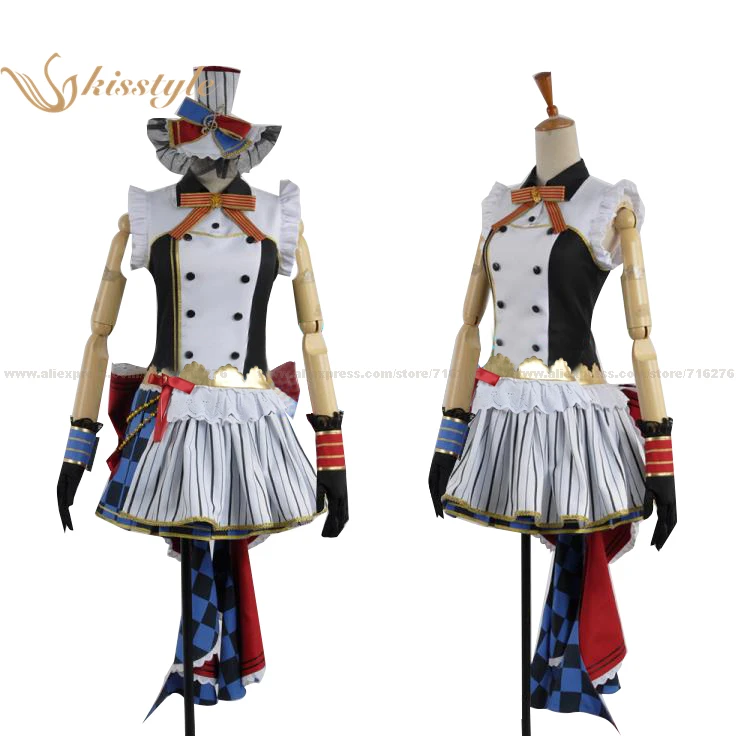 Kisstyle моды Love Live! Нико Ядзава одежда служанки домашняя униформа костюм для косплея