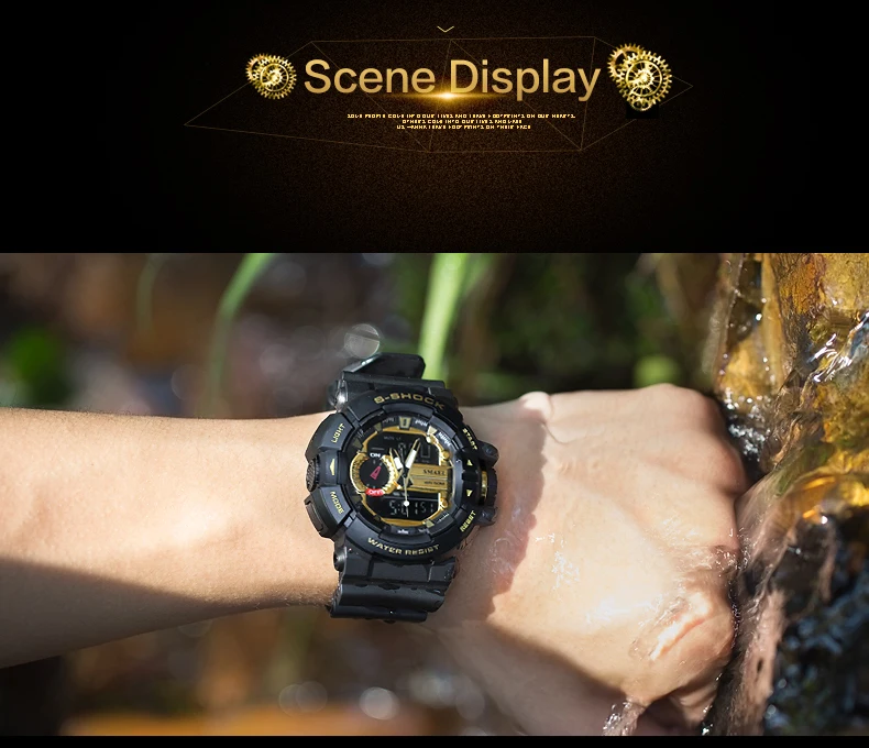 9 men watch led
