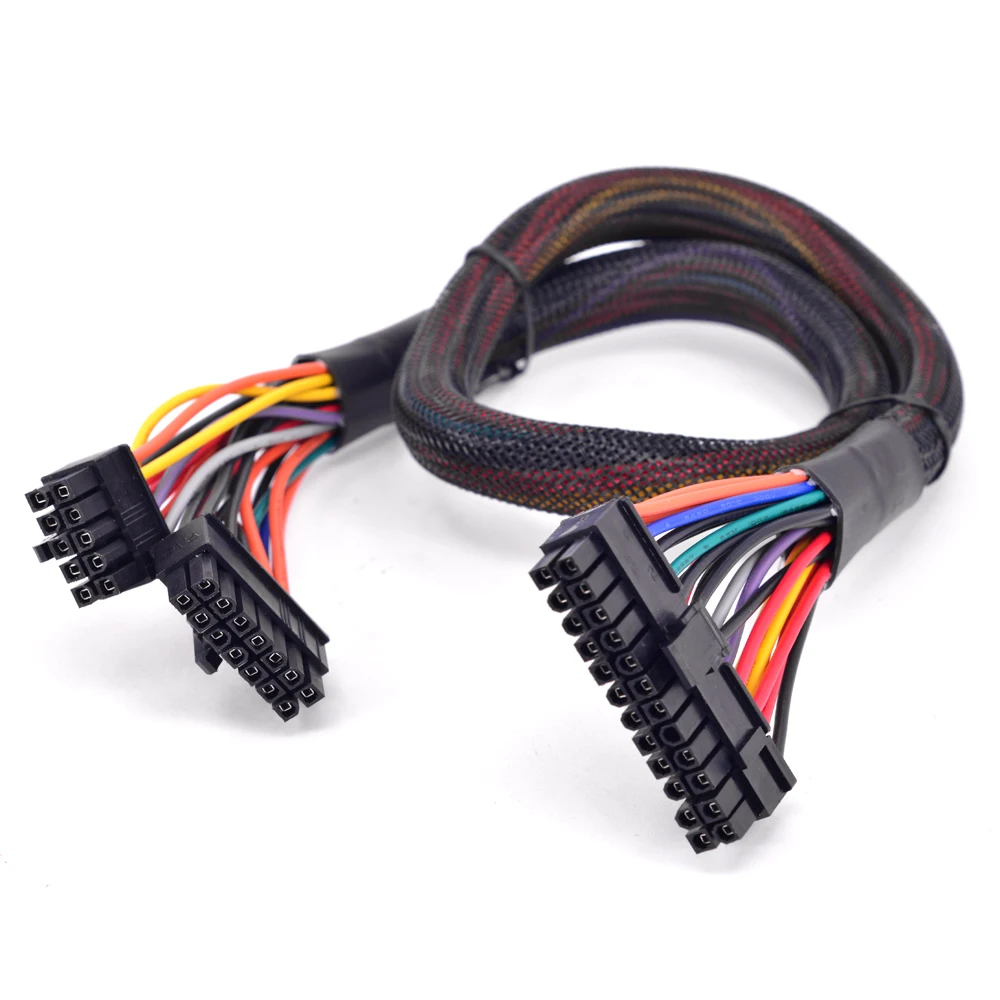 14pin + 10Pin to 24 Pin ATX Power Supply Cable 20+4 Pin PSU Motherboard