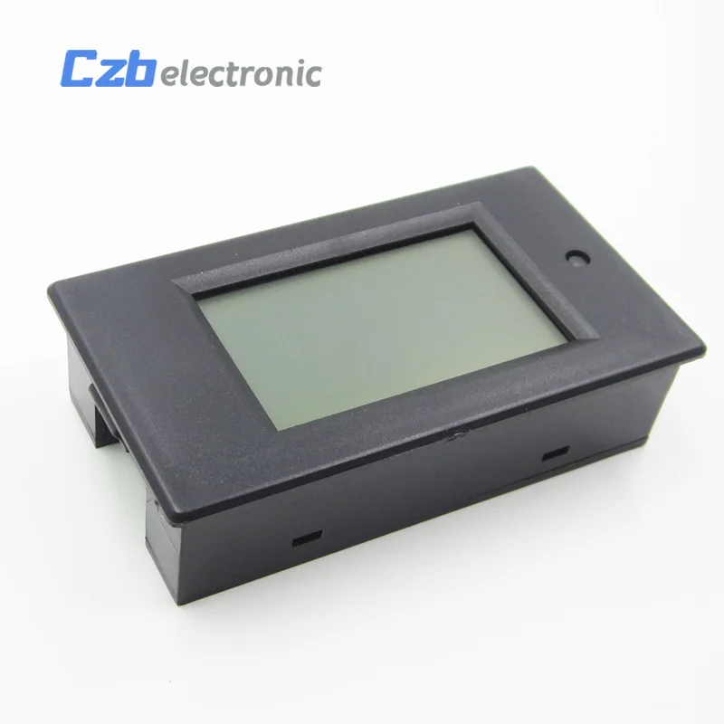 20A AC Digital LCD Panel Power Meter Monitor Power Energy Ammeter Voltmeter Blue Backlight Dual Measuring 80-260V  2 (1)