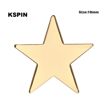 

Gold Color Star 18mm Lapel Pin Badge Pin XY0116