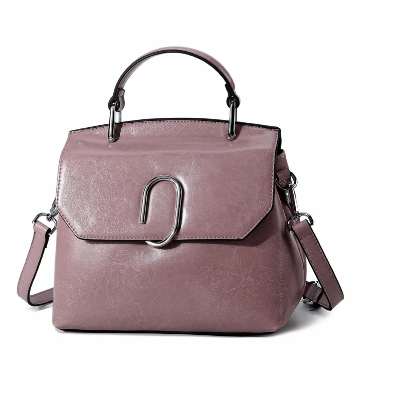 2018 New Ladies 100% women's leather bags exquisite handcrafted satchel handbags, European and American style 2018 New Ladies 100% women's leather bags exquisite handcrafted satchel handbags, European and American style