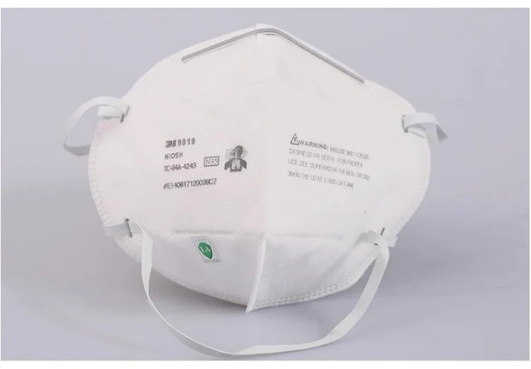 50 шт./лот, 3 м, 9010, маска от пыли, N95, сажевый респиратор, Антистатическая Защита от гриппа, защитная маска, повязка на голову, маска