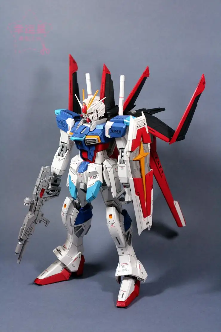 Положительное соотношение воина гундама серии ZGMF-X56SForceImpulseGundam 3D Бумага модель DIY