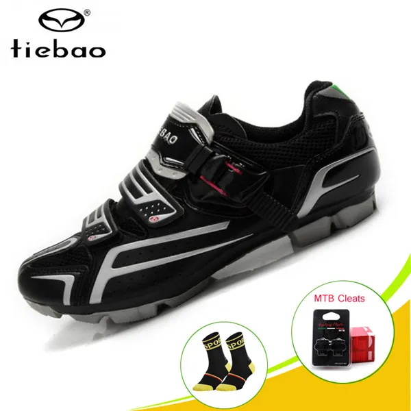 Tiebao/Обувь для велоспорта, mtb, педали, обувь для езды на велосипеде, chaussures vtt homme, самозакрывающаяся дышащая обувь для горного велосипеда, кроссовки - Цвет: Cleats for 1268 B