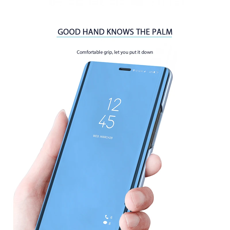 Флип чехол для Redmi Note 8 7 6 5 Pro 6A 4 K20 роскошный зеркальный кожаный подставка Xiaomi mi 9T CC9