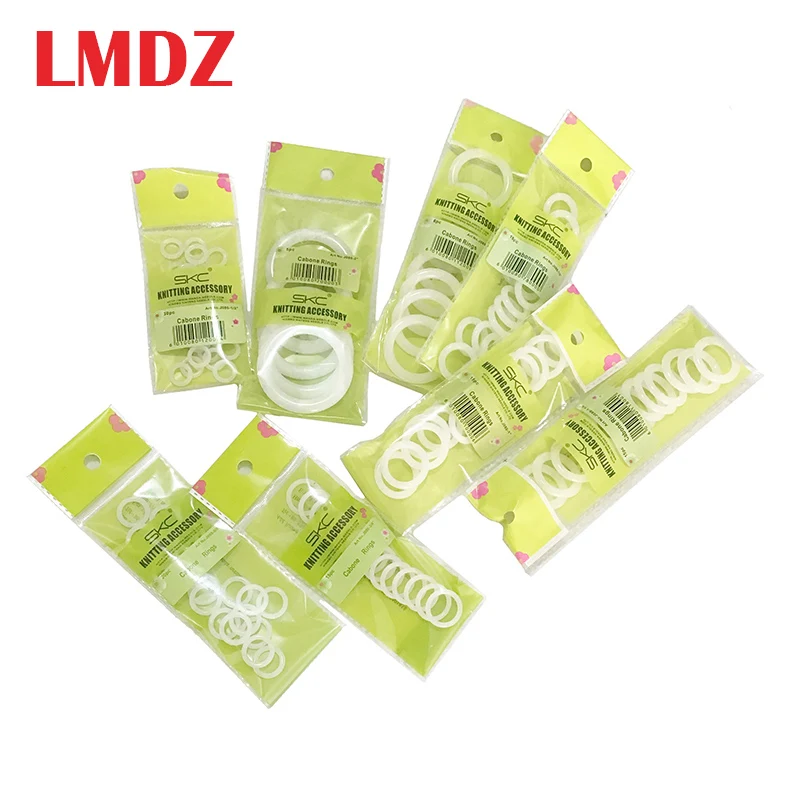 

LMDZ 8Size DIY Manual Handbag Material Plastic Ring Hook Handbag Accessories 12.7-50mm Plastic Circle Hook Slippers Curtain Ring