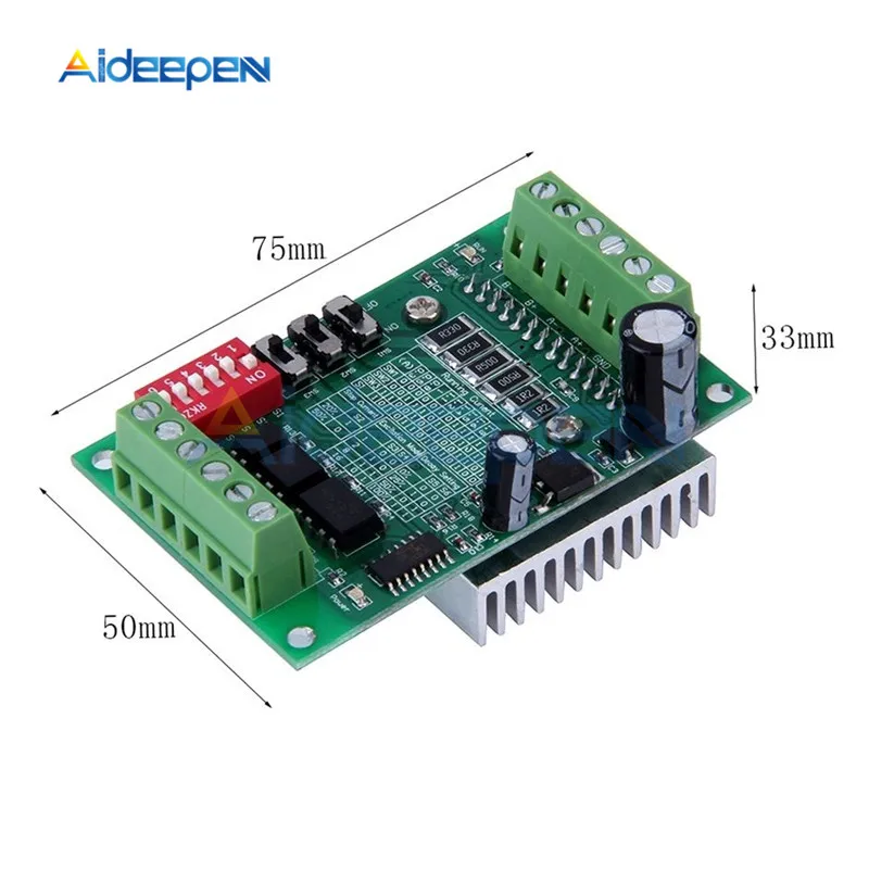 

TB6560 DC 10-35V 3A Stepper Motor Drives CNC Stepper Motor Board Single Axis Controller Motor Controller Board 6N137 Optocoupler