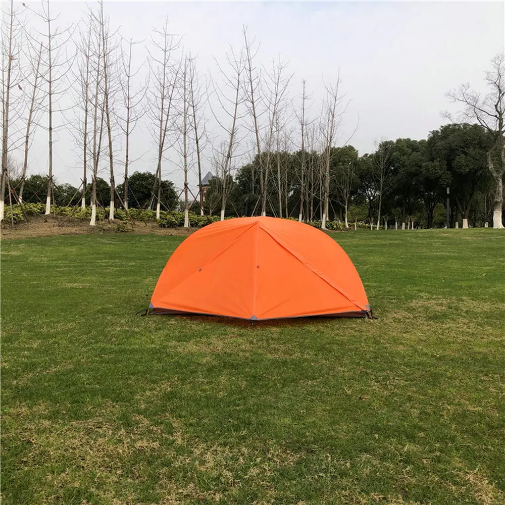 WJ открытый оранжевый цвет 1 человек альпинизмом палатки, сверхлегкий одного человека двойной слой палатки