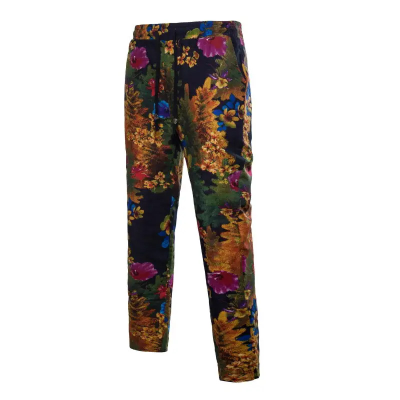 

2019 Summer Designer Linen Pants Men Printing Casual Jogger Pants Boys