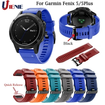 

For Garmin Fenix 5/5Plus Watchband Straps 22mm Silicone Smart Watch Band Wrist Bracelet Sport Replace Bands for Forerunner 935