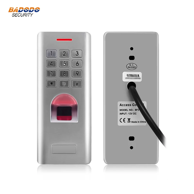 

IP66 Waterproof Metal case Standalone Fingerprint keypad Access Controller reader for home access control security