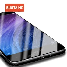 Suntaiho Tempered Glass For Xiaomi RedMi 4X Screen Protector Full Cover 9H Glass Film For Xiomi