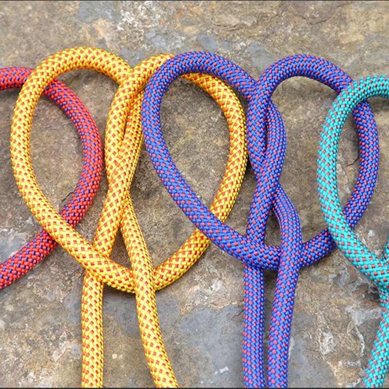 Outdoor Climbing Rope 10M Strong Rock 10.5mm Diameter 2.5KN High