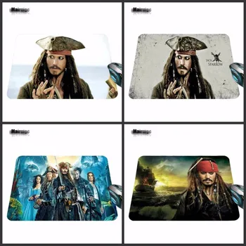 

2017 Hot Sell Print Anti-slip Durable New Arrival Fashion Captain Jack Sparrow Anti-Slip Rectangle Mouse Pad Customized Support