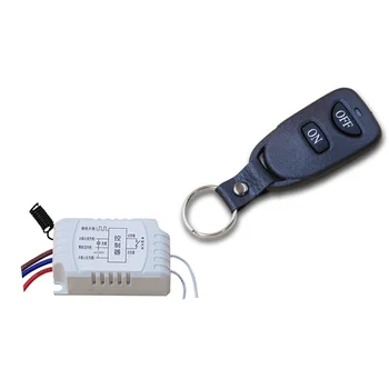 

2017 New Product 1CH RF Wireless Light Remote Control Switch AC220V Receiver+ Transmitter Inter-lock Mode 315mhz or 433mhz