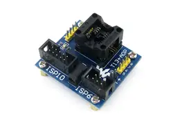 T13 + ADP ATTINY13 attiny12 attiny15 attiny25 SOIC8 (150 млн.) AVR программирования адаптер Тесты разъем