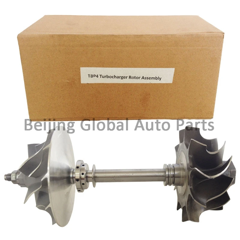 

TBP4 Turbocharger Rotor Assembly TBP4 Turbo Balanced Turbine Wheel Shaft and Compressor Wheel