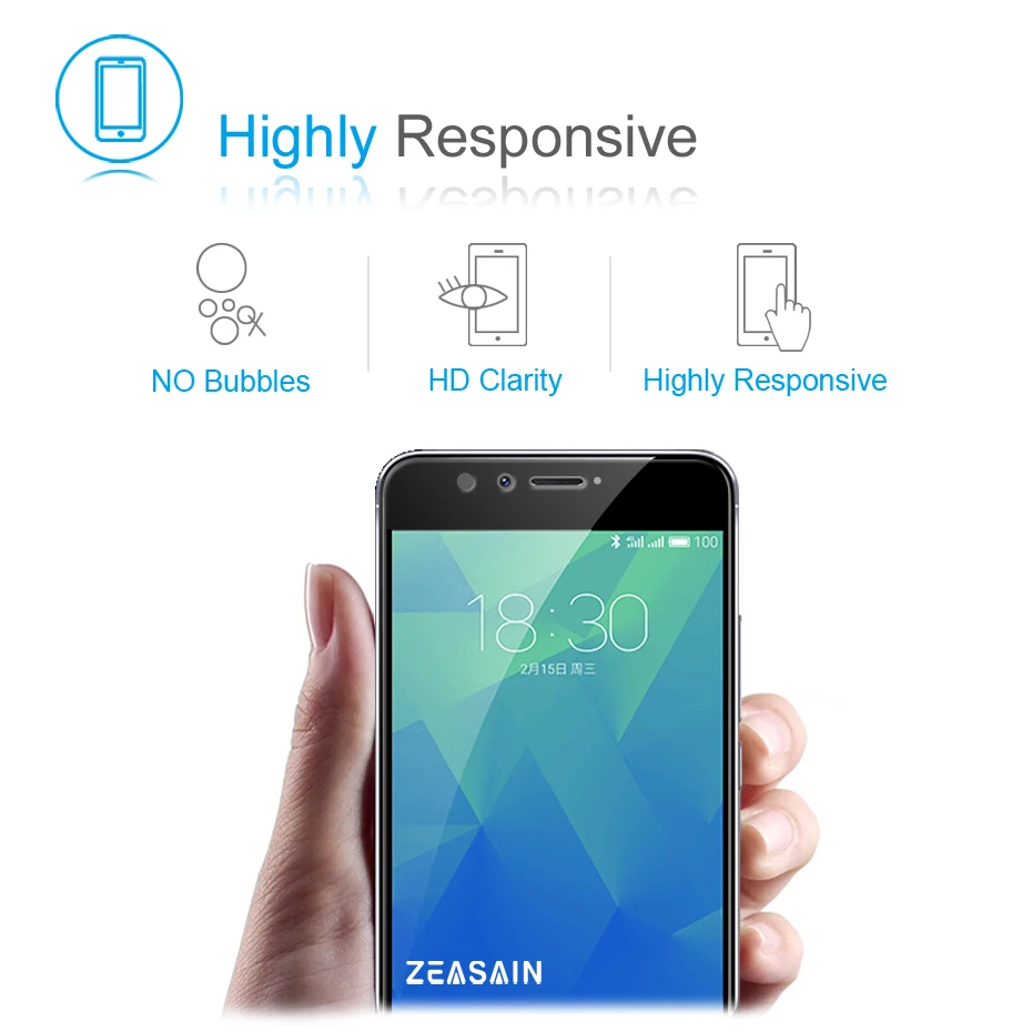 Original ZEASAIN Full Cover Tempered Glass for Meizu M5S M5 S Meilan 5S Screen Protector Anti Scratch Protective Glass Film 2.5D (4)