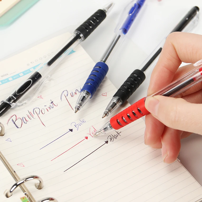 

Transparent Roller Tip Pen 0.7mm Ballpoint Pens for Writing Signature Stationery Office Tools School Supplies