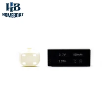 1 PCS Supplémentaire 3.7 v 520 mAh LiPo Batterie Supplémentaire Ensemble avec Couvercle Du Compartiment pour Hubsan H107C + Plus RC Quadcopter