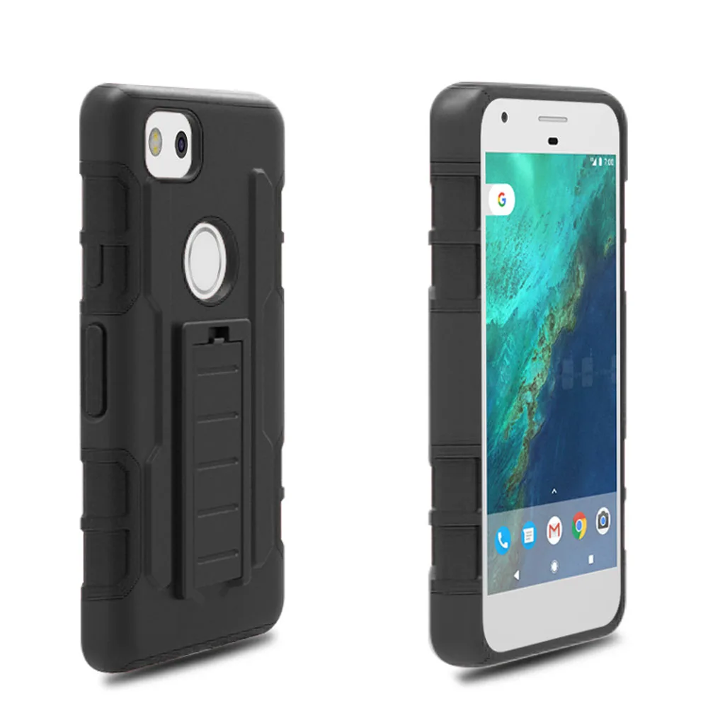 Чехол для Google Pixel 2/Muski Heavy Duty Hybrid Armor с зажимом ремня защитный чехол |